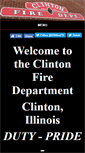 Mobile Screenshot of clintonfire.org